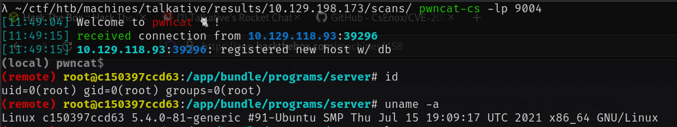 Rocket.Chat Shell